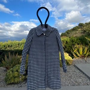 Gingham French Trench Coat 💙
